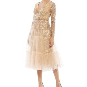 Mac Duggal | Dresses | Ieena For Mac Duggal Fit Flare Cocktail Dress White  Bride Friendly | Poshmark